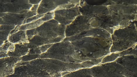 patterns in water of chandratal lake, himachal pradesh