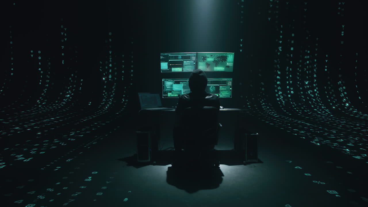 en el cuarto oscuro hacker