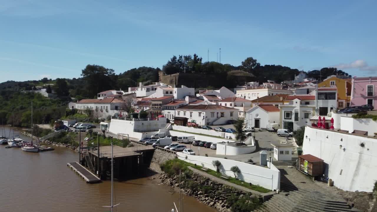 Aerial View of Alcácer do Sal, Portugal