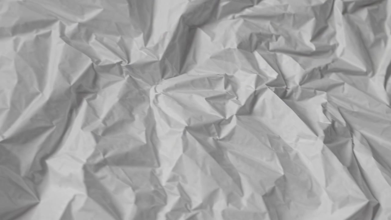 White Crumpled Paper Texture with Light Fading