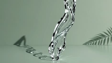 abstract liquid spiral design
