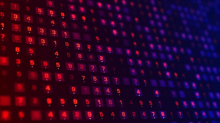 Programming code abstract technology background