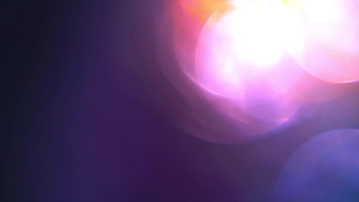Effetti luce astratti e sovrapposizione bokeh