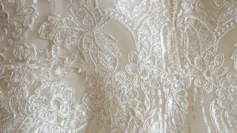 wedding dress design close up