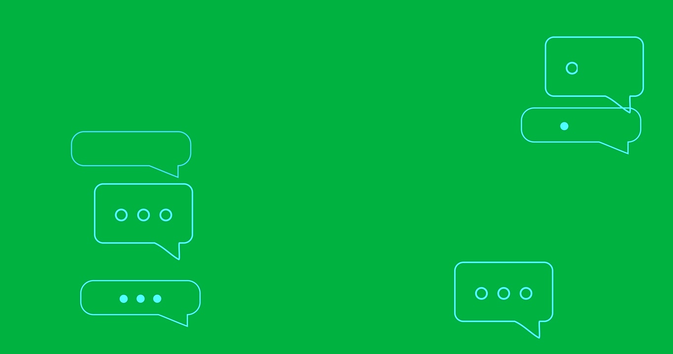 Animation of ai text and data processing on transparent background