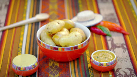 yellow cooked potatoes on a bowl