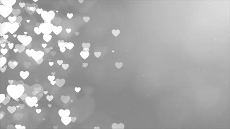 abstract grey heart background
