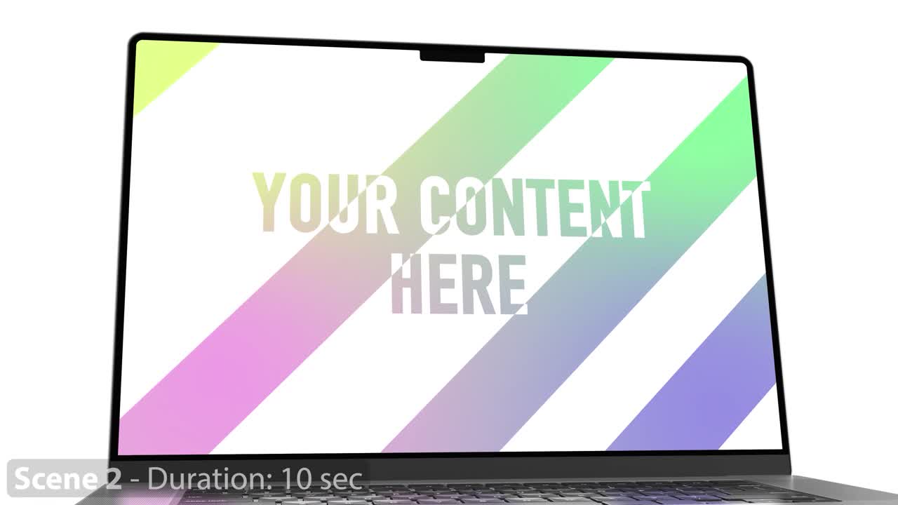 Laptop Screen Mockup Modular Pack | 15 scener | 4K AE-skabelon