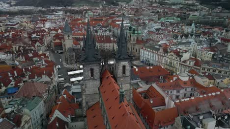 a spin around prague's iconic church in the old town hall