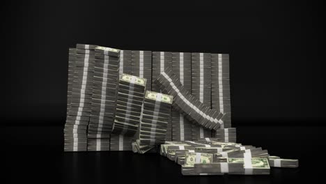 money stacks bundles falling dollars financial win us usa american currency tax