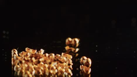 gold rivets of a scythian priestess 2000 years old, an old earring, a spinning wheel, found during excavations. vintage jewelry. religion. close-up