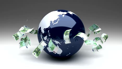 global business with euro