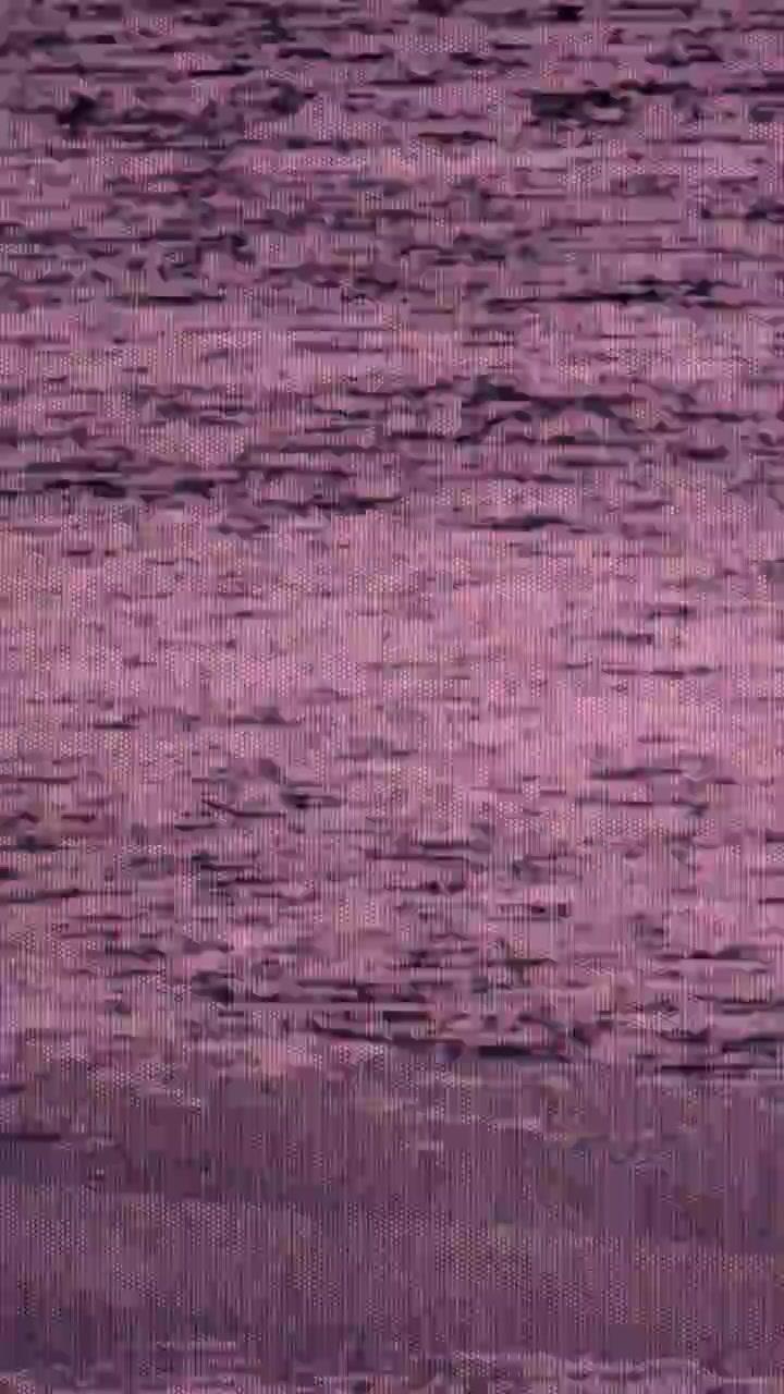 Retro Digital Glitch Effect on Pink Water Surface