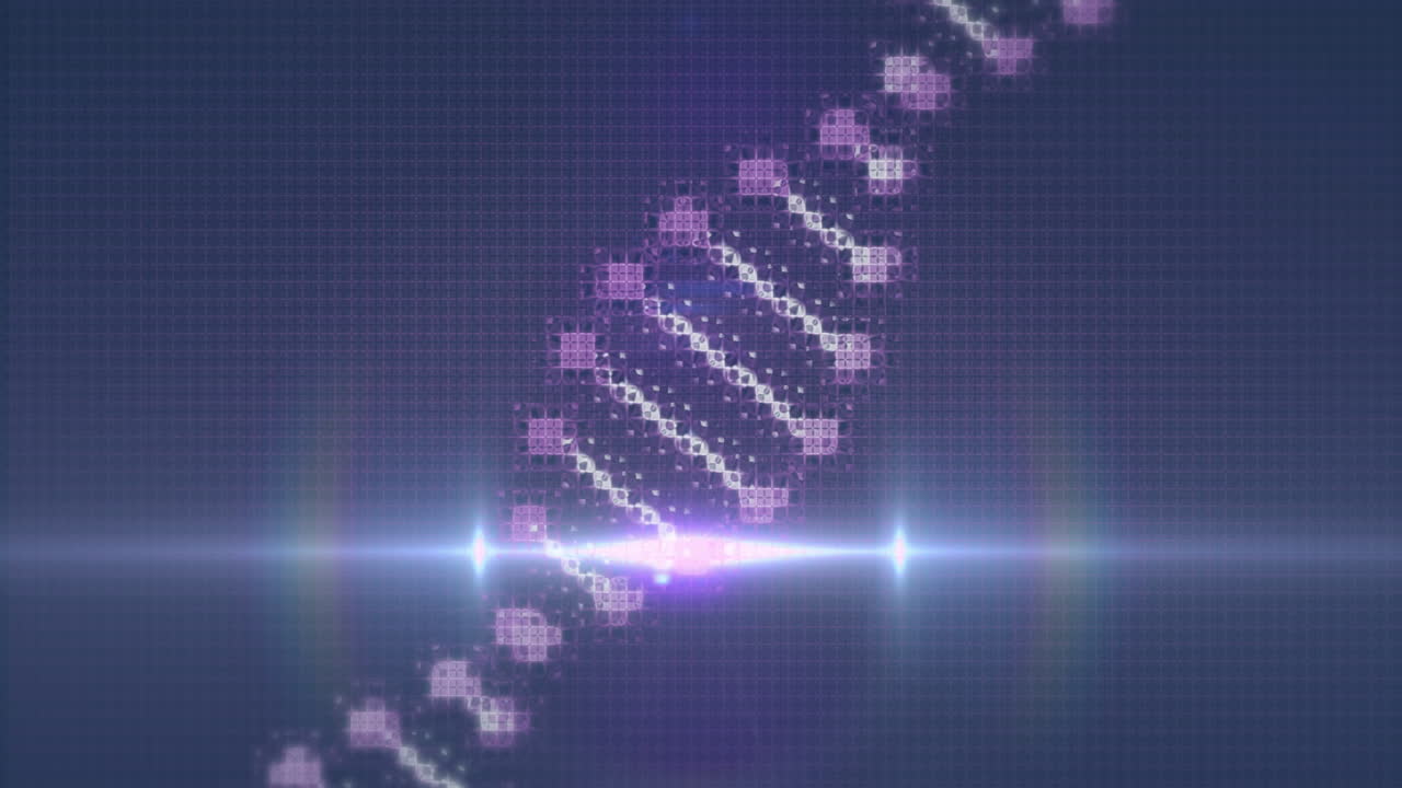 Vertical neon stack pulsing in 3D grid scene, with glowing bars and horizontal flare