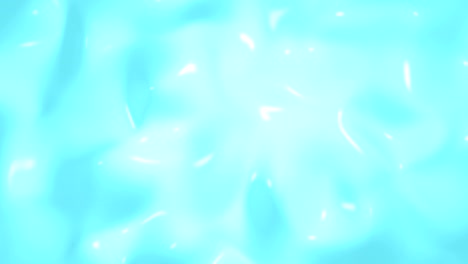 abstract undulating organic liquid like candy, milk, milkshake boiling 4k loop able light bright blue background video