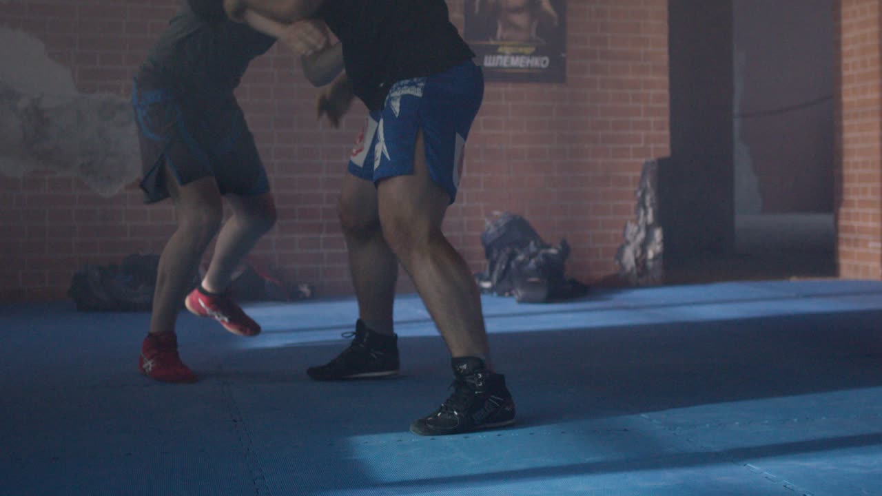 sesión de entrenamiento mma