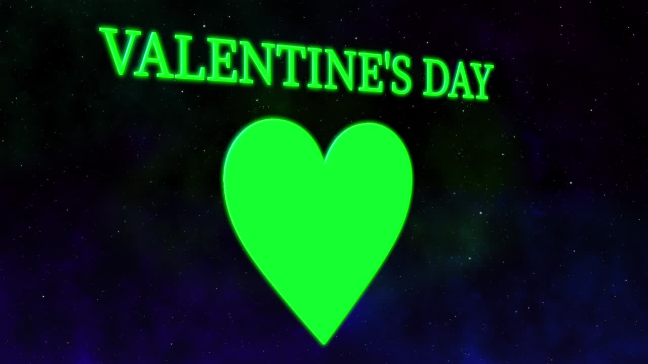 mensaje de valentín texto animación gráficos de movimiento