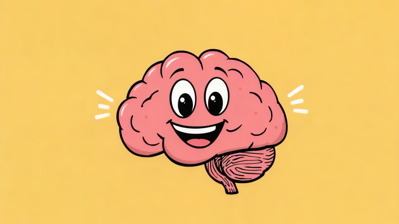 Cartoon Brain Illustration