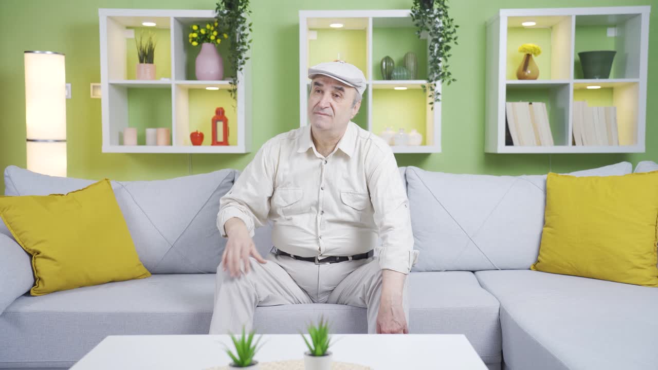 할아버지와 할머니를 놀라게 하는 손자들.