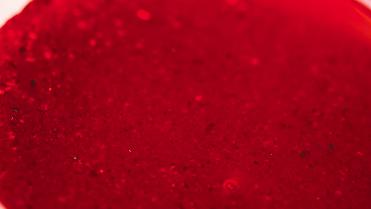 Rotating close up chamoy dip sauce