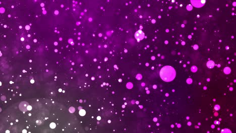 animación de partículas flotantes de puntos de polca gráficos de movimiento