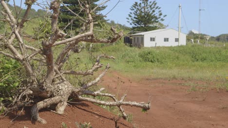 Mira-El-Edificio-De-La-Estación-De-Radio-En-Pitcairn