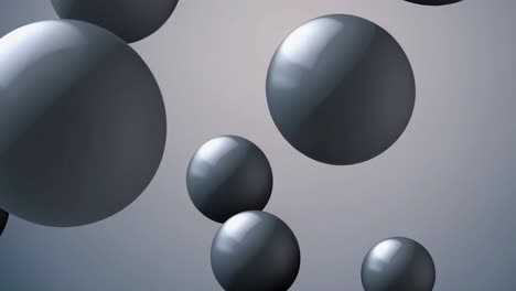 bolas grises abstractas