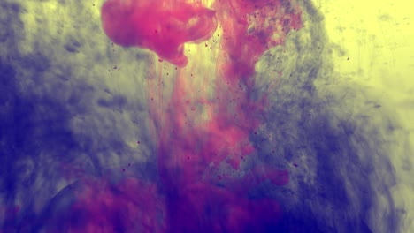 pink paint organic flow loop 4k.
