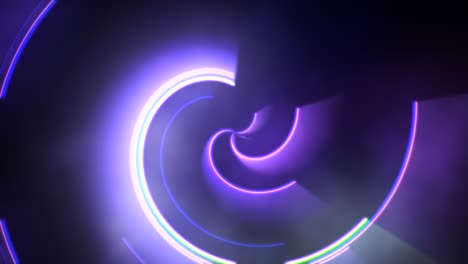 neon purple spiral lines