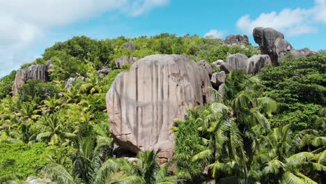 vista aérea de grande soeur, una isla de las seychelles