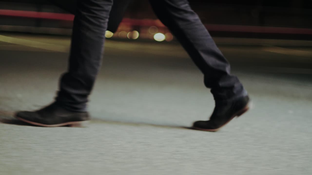 Businessman is walking on multi-storey car park after his work - 2