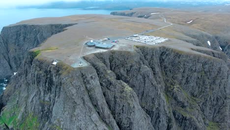 Cabo-Norte-(Nordkapp)-En-El-Norte-De-Noruega.