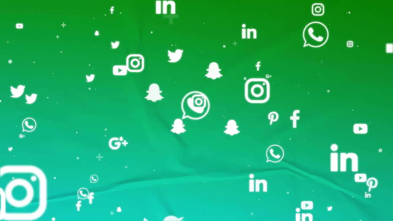 소셜 아이콘 배경 4k