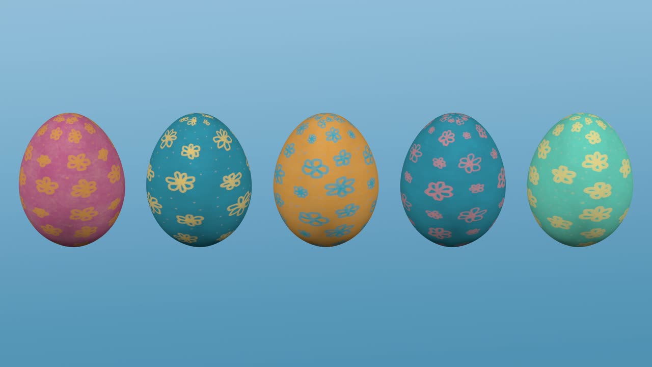 부활절 달 배경