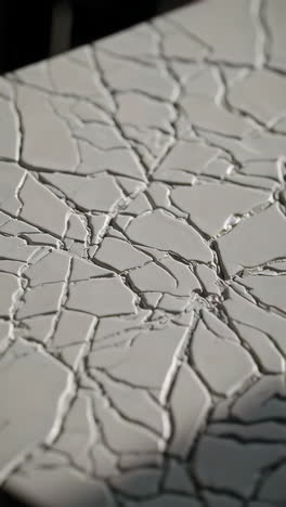 cracked grey surface