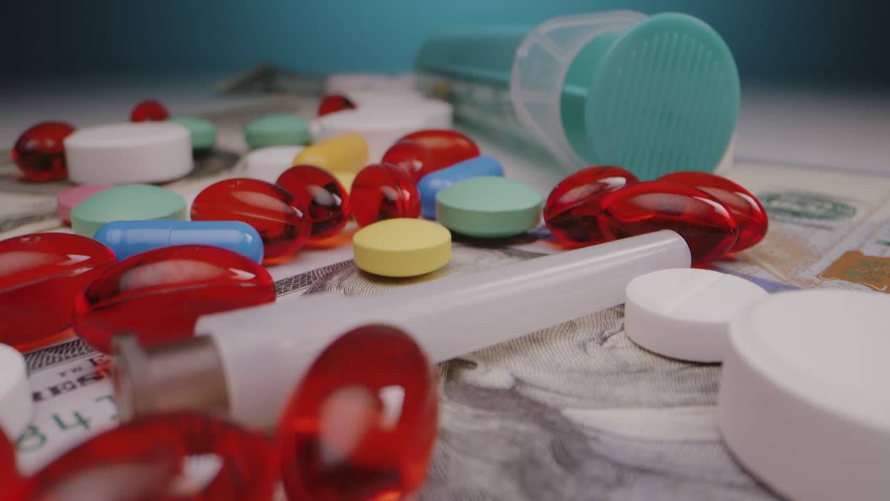 Medical Supplies and Drugs on Money