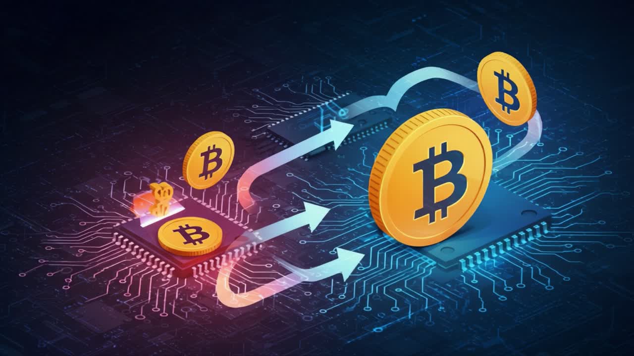 Exploring the Dynamics of Cryptocurrency Transactions: A Visual Representation of Bitcoin Flow and the Underlying Technology Driving Digital Currency