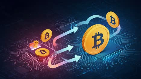 exploring the dynamics of cryptocurrency transactions: a visual representation of bitcoin flow and the underlying technology driving digital currency