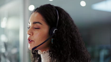 customer service representative at work