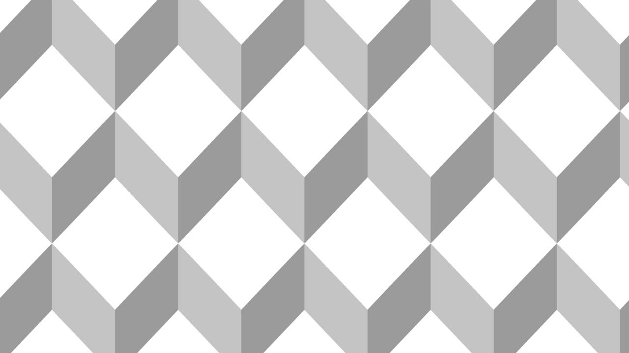 animación digital de múltiples cubos 3d blancos contra un fondo gris