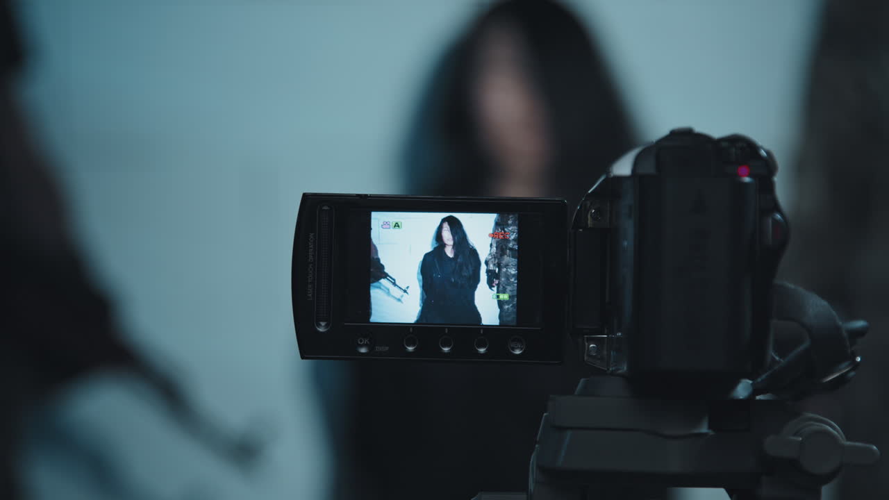 Unrecognizable Terrorists Filming Ransom Message