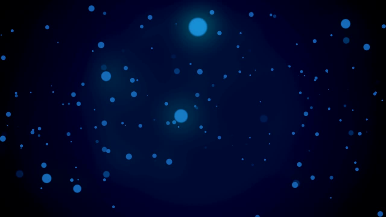 4k 보케 블루 렌즈 모션 배경