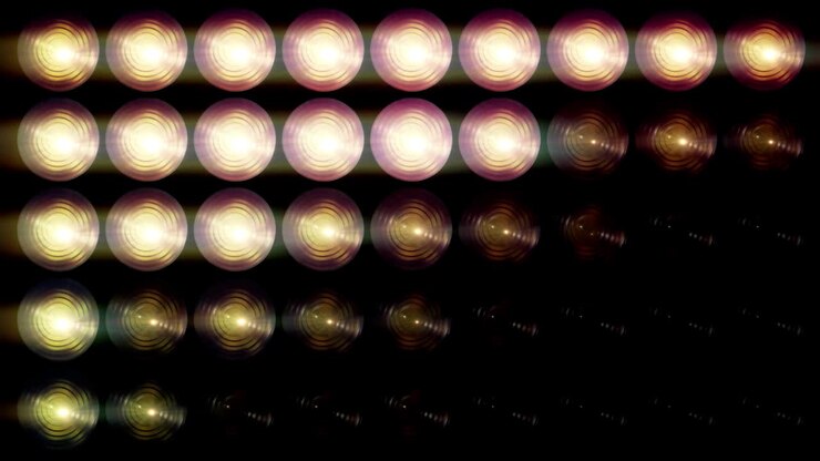 Loop di luci lampeggianti per il palco