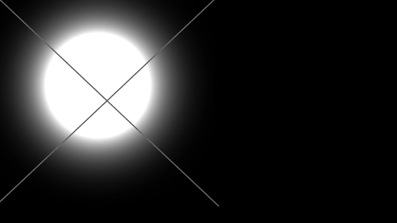 Grafica Segnaposto Astratta con Cerchio Bianco e Croce