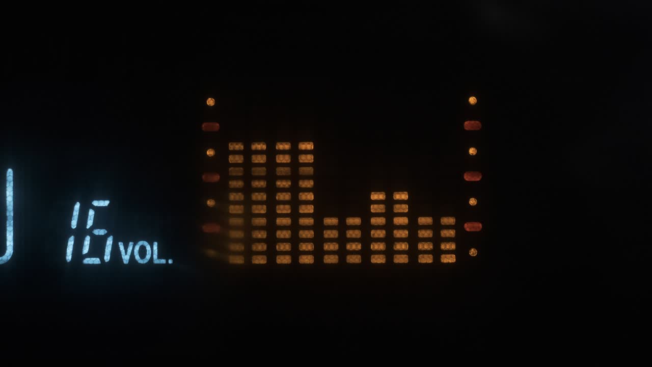 볼 레벨과 함께 이라이저 스케일. 볼을 증가 시키십시오. 오디오 소리 레벨