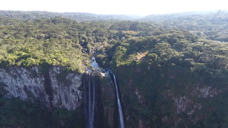 waterfall in canyons, itaimbezinho, south of brazil