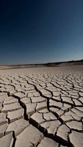 dried-up lake bed