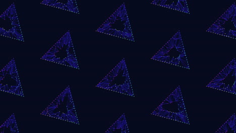 Graceful-blue-triangles-a-visually-pattern-with-overlapping-shapes-and-dynamic-connections