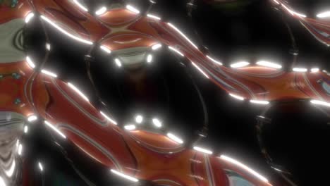 abstract geometric pattern with reflections