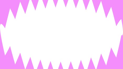 material de bucle de triángulo de onda dentada animación gráficos de movimiento